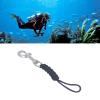 Diving Line, Multifunctional Underwater Camera Housing Carrying Line with Quick Release for Underwater Photography (Black) view 3