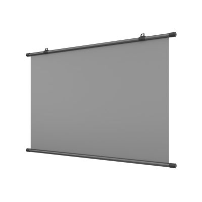 Metal Anti-Light Projector Screen Manual, 60" 72" Pull Down Projector Screen, Indoor Outdoor Projection Screen Moive Screen, HD Projector Curtain Projection Screens Wall-Mounted(4:3 60in)
