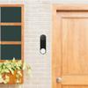 kwmobile Case Compatible with Google Nest Doorbell - Protective Silicone Cover Black view 2