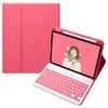 Aidashine Keyboard Case for iPad 10th Generation (2022), Detachable Bluetooth Keyboard and Pencil Holder,Red view 1