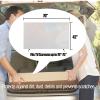 1 Pack Foam Flat Screen TV Cover for Moving Fits Up to 70'' x 42'' TV Display Screen Protector for Protection During House Moving, Storing, Painting or Home Renovation Packing Cushioning Supplies view 4