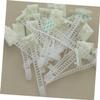 Wall Ties, Cable tie Base,50pcs Cord Management Ties Zip Ties Black Cable Fixing Base Cord for Headphones Headphone Wires Adjustable White view 2