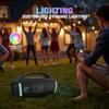 Tribit Bluetooth Speaker StormBox Blast 2, 200W Portable Wireless Speaker with Subwoofer, XBass, LED Light, Bluetooth 5.4, IP67 Waterproof, Custom EQ, 30H Playtime, TWS Pairing for Party/Outdoor view 4