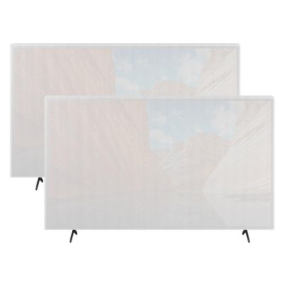 2 Pack Foam Flat Screen TV Cover for Moving Fits Up to 55'' x 32'' TV Display Screen Protector for Protection During House Moving, Storing, Painting or Home Renovation Packing Cushioning Supplies