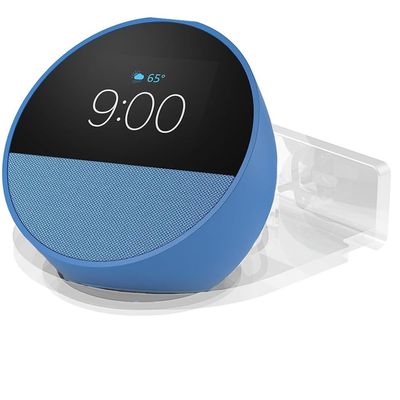 Compatible with Echo Pop Wall Mount Stand Accessories (Not Included Echo Pop), Speaker Stand, Easy Installation, Wall Mount for Echo Pop, Speaker Accessory Rack (Transparent) A336