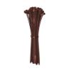 ERKO Cable Ties Brown 6 inch 150 x 2.5 mm 100 Pieces Small, for Home, Office, Garden and Workshop, Cable Management, Short view 1