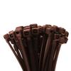 ERKO Cable Ties Brown 6 inch 150 x 2.5 mm 100 Pieces Small, for Home, Office, Garden and Workshop, Cable Management, Short view 3