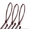 ERKO Cable Ties Brown 6 inch 150 x 2.5 mm 100 Pieces Small, for Home, Office, Garden and Workshop, Cable Management, Short view 4