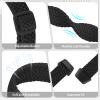 XFYELE 2 Pack Elastic Braided Bands Compatible with Fitbit Luxe/Luxe Special Edition Fitness Tracker - Soft Adjustable Nylon Strap Replacement Wristband for Women & Men view 4