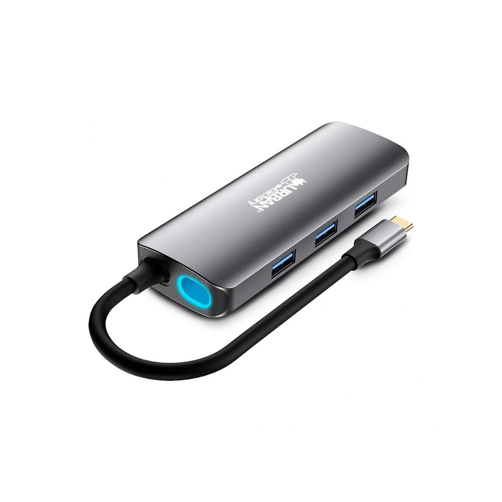 Urban Factory USB-C Hub MHC50UF Grey