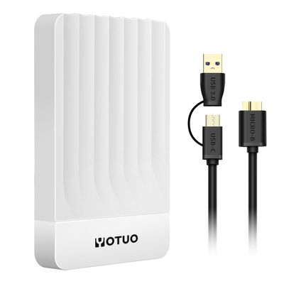 YOTUO Portable External Hard Drive Storage Expansion Mobile HDD USB 3.0 for PC, Mac, Desktop, Laptop, PS4, PS5, Xbox One X/S, Xbox 360, Xbox Series X/S, Office & Game (White, 500GB)