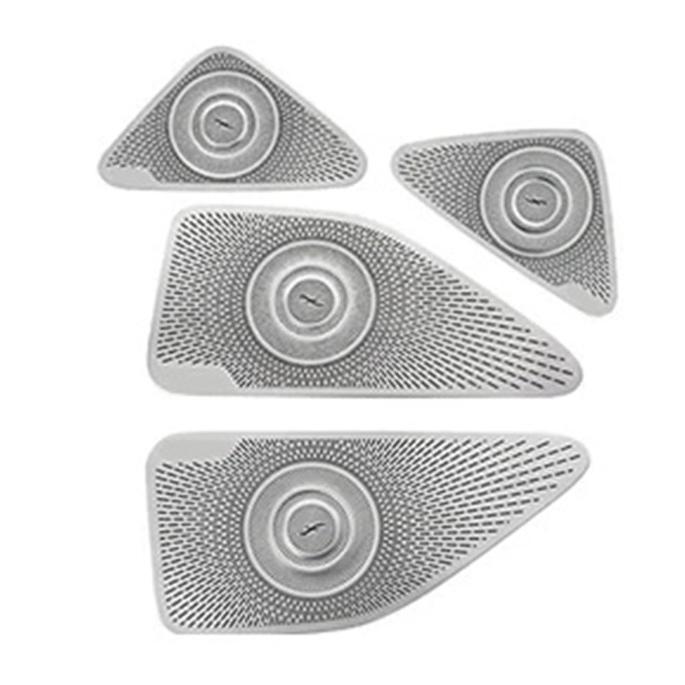 VNFEJEJR Fit for Mercedes Fit for Benz S Class W223 2021-2023 Steel Car Door Speakers Stereo Decorate Cover Speaker Trim Cover Door Audio Speaker Cover(Door Stereo)