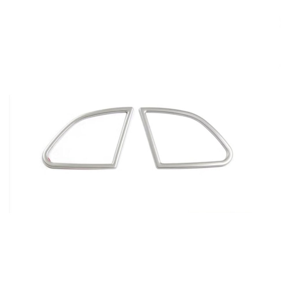 VNFEJEJR Silver Fit for Volvo XC60 2012-2017 2Pcs Car Door Audio Speaker Trim Cover Decoration Stainless Steel Accessories Interior Door Audio Speaker Cover