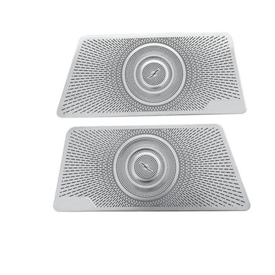 VNFEJEJR Fit for Mercedes Fit for Benz S Class W223 2021-2023 Steel Car Door Speakers Stereo Decorate Cover Speaker Trim Cover Door Audio Speaker Cover(Seat Dust Cover)