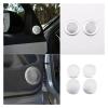 VNFEJEJR Car Styling Door Audio Speaker Net A-Pillar Horn Cover Trim Land Fit for Rover Range Fit for Rover Evoque 2019 2020 Door Audio Speaker Cover(Carbon Fiber Pattern) view 2