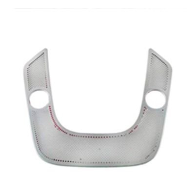 VNFEJEJR Fit for Audi Q8 2019 2020-2022 Car Door Audio Speaker Cover Loudspeaker Pad Trim Frame Sticker Stainless Steel Interior Accessories Door Audio Speaker Cover(Reading Light)