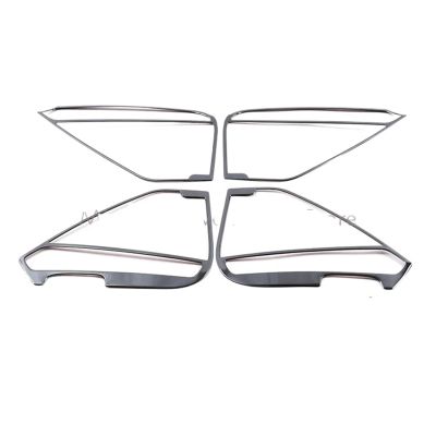 Fit for VW Fit for Tiguan MK2 2017-2022 Car Door Loudspeaker Audio Speaker Cover Trim Frame Sticker Moulding Accessories Door Audio Speaker Cover(Black-4PCS)