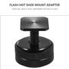 Hemobllo 3pcs Hot Shoe Adapter Tripod Screw Mount Durable Easy Installation for Cameras Microphones and Monitors view 2