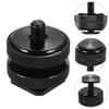 Hemobllo 3pcs Hot Shoe Adapter Tripod Screw Mount Durable Easy Installation for Cameras Microphones and Monitors view 3