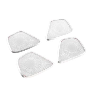 VNFEJEJR 4Pcs Car Aluminum Door Audio Speaker Tweeters Cover Trim Fit for Benz GLA Class H247 2020-2021 Door Audio Speaker Cover