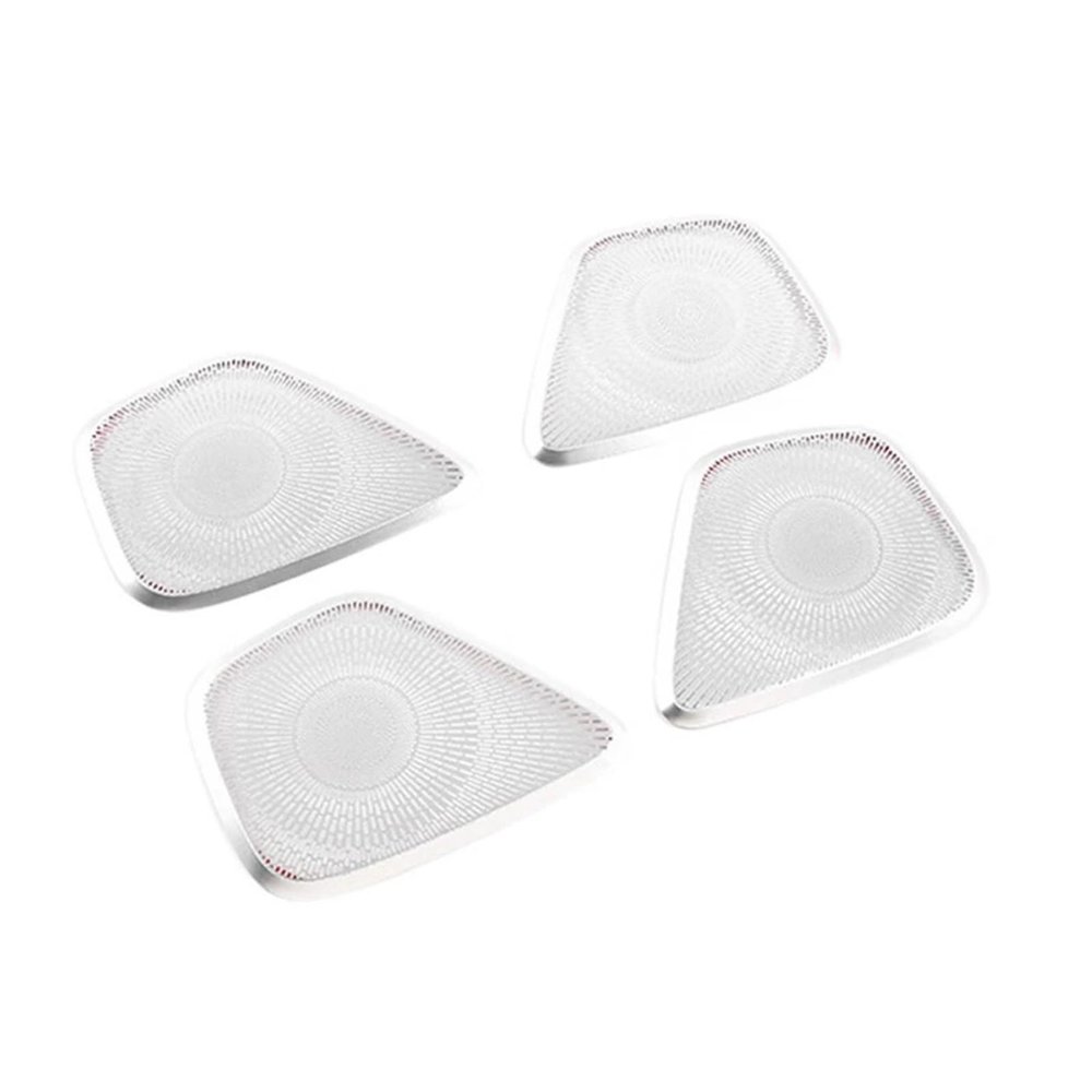 VNFEJEJR 4Pcs Car Aluminum Door Audio Speaker Tweeters Cover Trim Fit for Benz GLA Class H247 2020-2021 Door Audio Speaker Cover