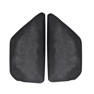 VNFEJEJR Fit for BMW 5 Series F10 11-16 Steel Speaker Trim Cover Car Inner Front Rear Door Audio Speakers Stereo Panel Decorate Cover Door Audio Speaker Cover(Under seat air Black)