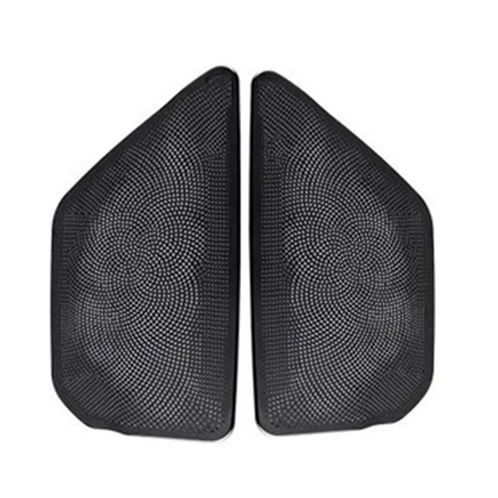 VNFEJEJR Fit for BMW 5 Series F10 11-16 Steel Speaker Trim Cover Car Inner Front Rear Door Audio Speakers Stereo Panel Decorate Cover Door Audio Speaker Cover(Under seat air Black)