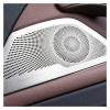 VNFEJEJR Fit for BMW 5 Series F10 11-16 Steel Speaker Trim Cover Car Inner Front Rear Door Audio Speakers Stereo Panel Decorate Cover Door Audio Speaker Cover(Under seat air Black) view 3