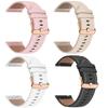 18mm 20mm Leather Watch Strap For Garmin Venu 2 plus SQ Vivomove HR Active 2 Wristband For Garmin Vivoactive 4S 4 245 Bracelet,pink,For 20mmFor Garmin Venu view 3
