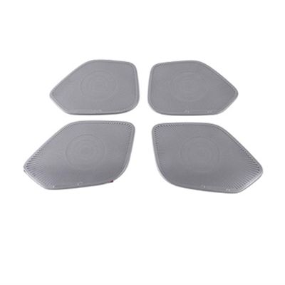 VNFEJEJR Car Styling Fit for Peugeot 2008 2019~2022 Door Audio Speaker Cover Trim Handle Loudspeaker Panel Stickers Accessories Door Audio Speaker Cover(RED C)