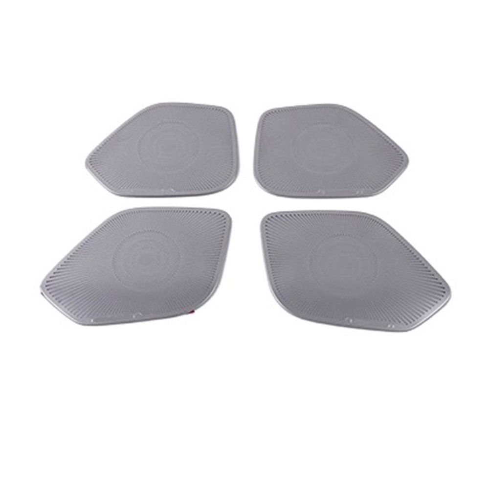VNFEJEJR Car Styling Fit for Peugeot 2008 2019~2022 Door Audio Speaker Cover Trim Handle Loudspeaker Panel Stickers Accessories Door Audio Speaker Cover(RED C)