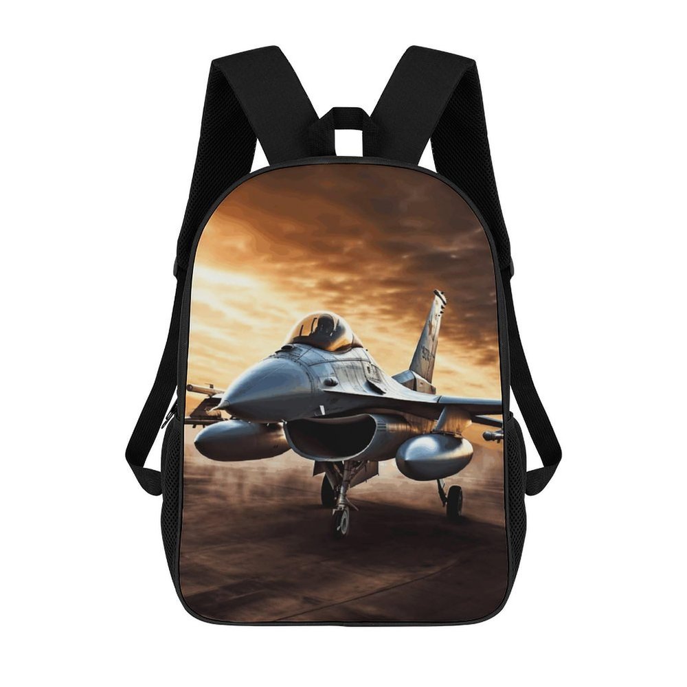 Dwrepo Falcon Fighter Backpack Casual Travel Bag Lightweight Waterproof Laptop Daypack for Women Men 17 Inch