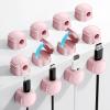 12 Pack Magnetic Cable Management Clips - FlyCoco Cord Organizer for Desk, Phone Charger Cord [Smooth Adjustable], Adhesive Wire Organizer Keeper for Nightstand Wall Car Office view 1