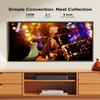 ULTIMEA 2.1ch Compact Sound Bar for TV, Built-in Subwoofer, APP Control, Peak Power 120W, All-in-one PC Sound bar for Game, 16 Inches Bluetooth 5.3 TV Sound Bar, Opt/AUX/Wall Mount, Solo B30 Pro view 2