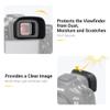 Long Soft Eyecup Eye Cup Eyepiece Viewfinder & 2-Pack RF Mount Body Cap Rear Lens Cover Cap for Canon EOS R3 Mirrorless Camera view 2