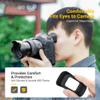 Long Soft Eyecup Eye Cup Eyepiece Viewfinder & 2-Pack RF Mount Body Cap Rear Lens Cover Cap for Canon EOS R3 Mirrorless Camera view 4