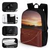 GHBNK Backpacks for Women Men Travel Backpack Cute Casual Daypack Hiking Backpack Dusk Running Track Laptop Bag view 3