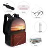 GHBNK Backpacks for Women Men Travel Backpack Cute Casual Daypack Hiking Backpack Dusk Running Track Laptop Bag view 4