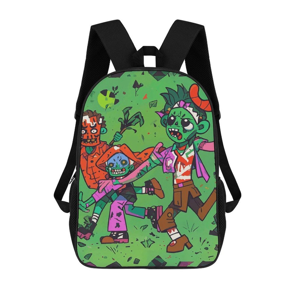 Dwrepo Many Zombie Backpack Casual Travel Bag Lightweight Waterproof Laptop Daypack for Women Men 17 Inch