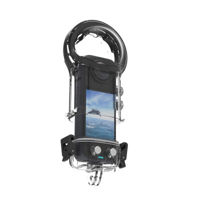 164ft Invisible Dive Case for X4, IPX8 Housing Case, Underwater Protective Shell, with Bracket Accessories