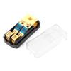 Box Holder, 2 Way 0/4 Gauge in to 4/8 Gauge Out 60A Box, Portable Mini ANL Holder for Audio System Automobile view 1