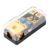 Box Holder, 2 Way 0/4 Gauge in to 4/8 Gauge Out 60A Box, Portable Mini ANL Holder for Audio System Automobile view 2