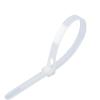 Reusable Zip Ties Nylon 100 PCS (White, 8inch) view 1