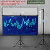 REDEXI Projector Screen with Stand for Home Theater, Indoor, Outdoor, Portable Projector Screen and Stand Tripod Projection Screen 60-inch 4:3/16:9(60inch-16:9) view 3