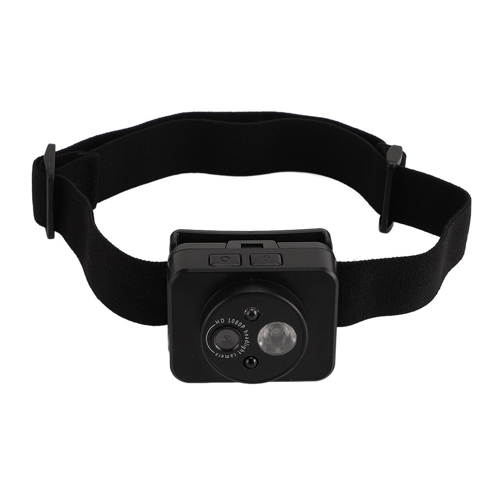 GOWENIC Headlamp Camera 1080P, Handsfree Cycling Video Recorder, 45 Deg Adjustment, Sensor Control,MP4 Storage Format, for Running