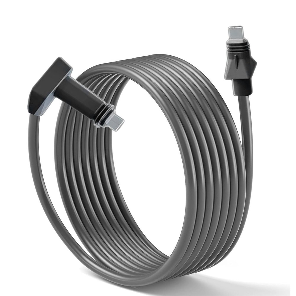 Asixxsix Cable, 1.8M / 6FT Replacement Cable for Rectangular Satellite V2 Replacement Cable, Extension Cables, Accessories, Gray