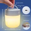 XOIDMIVCN Rechargeable Night Light for Baby Nursery with Touch Control, 13 Colors & 3 Modes, Dimmable Nursery Lamp with Timer, Portable Hanging Bedside Light for Kids Room, Breastfeeding, Camping view 2