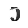 22mm 26mm Nylon Strap Fit for Garmin Fenix 7X/ 6X /Pro Bands Fit for Fenix 6/7 / 5X / Forerunner 965 Braided Watchband Bracelet(Black silvery,22mm)