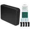 Black - Jumbo Size 6.5" x 4.75" x 0.87" Stern Pad, Screwless Transducer Mounting Plate kit, Marine-Grade Transducer Mounting Board Hardware Kit(for Large 3D Scan Transducers) view 1
