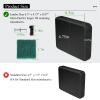 Black - Jumbo Size 6.5" x 4.75" x 0.87" Stern Pad, Screwless Transducer Mounting Plate kit, Marine-Grade Transducer Mounting Board Hardware Kit(for Large 3D Scan Transducers) view 3